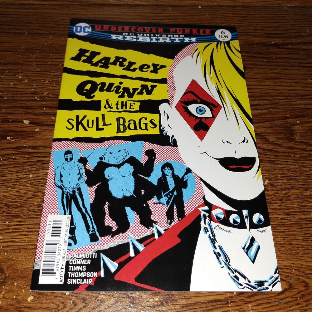Harley Quinn #6 (DC Comics, 2016) Variant Cover A Rebirth